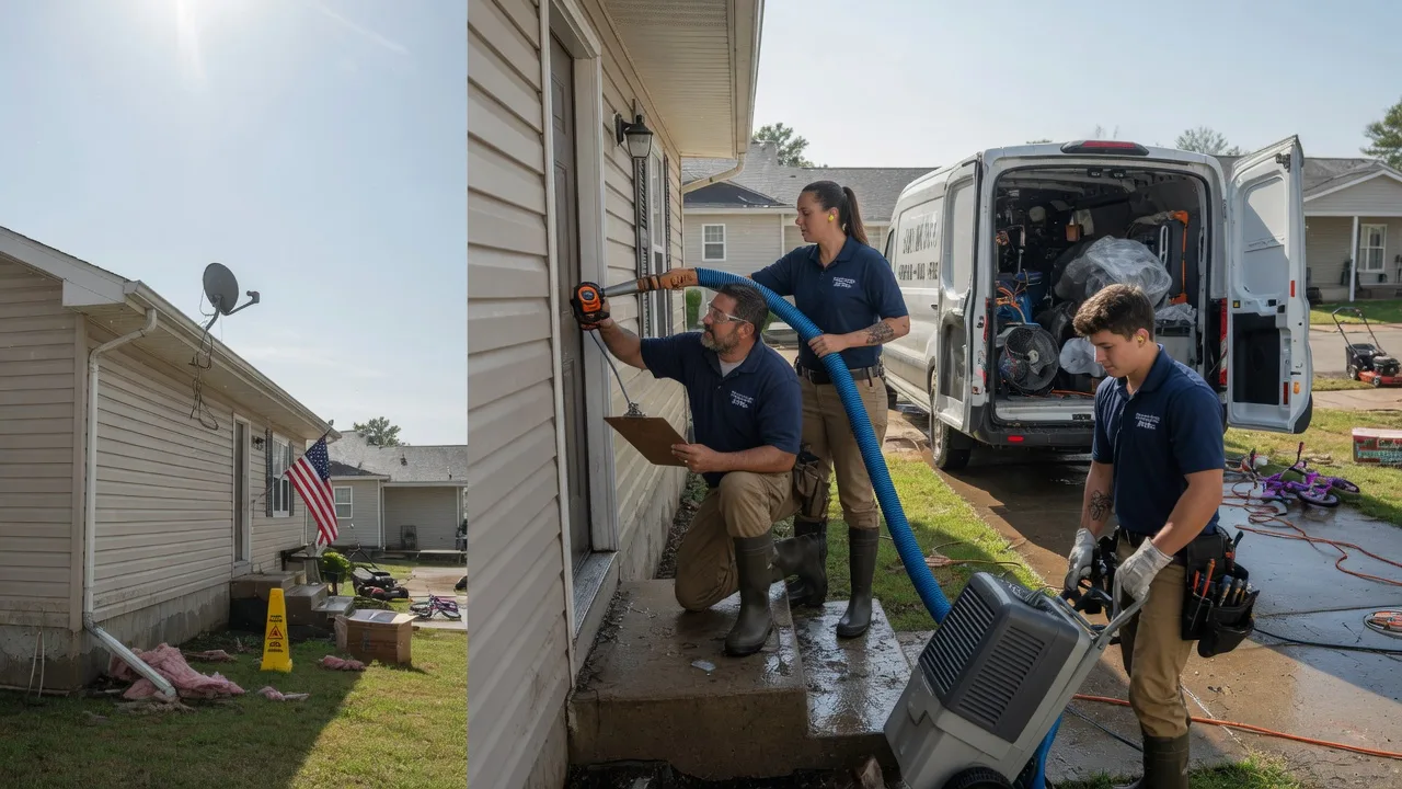 Ceiling Water Damage Restoration in West Lebanon, IN near me